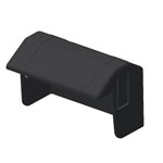 Fotovoltage - verbindings- en bevestigingselementen Van der Valk Cover for end clamp - black